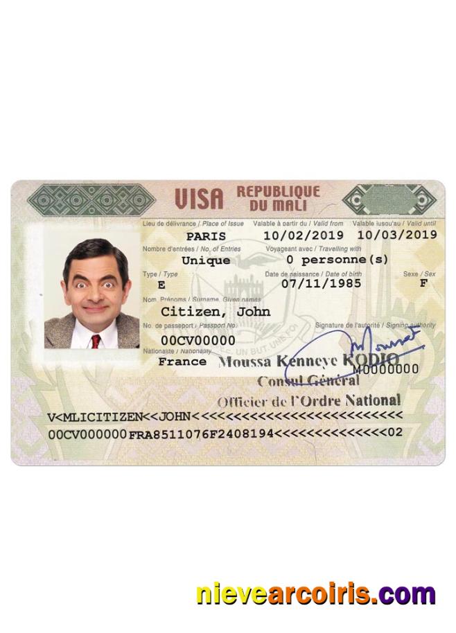 MALI visa